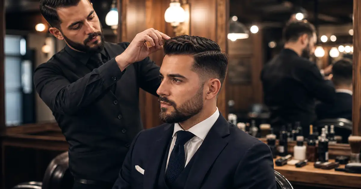Fryzura męska na ślub w Krakowie: kiedy iść do barbera?